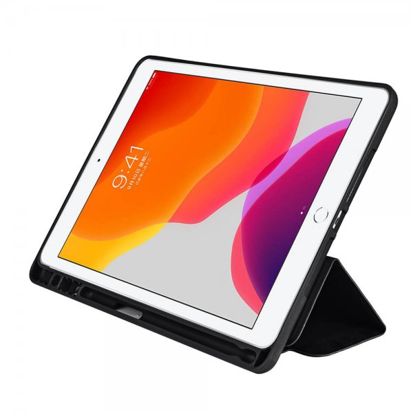 iPad 10.2 (gen 7/8/9) Etui Trifold Stand Folio Sort