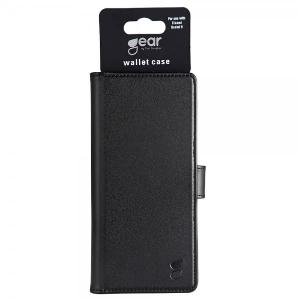 Xiaomi Redmi 9 Etui 3 Kortholder Sort