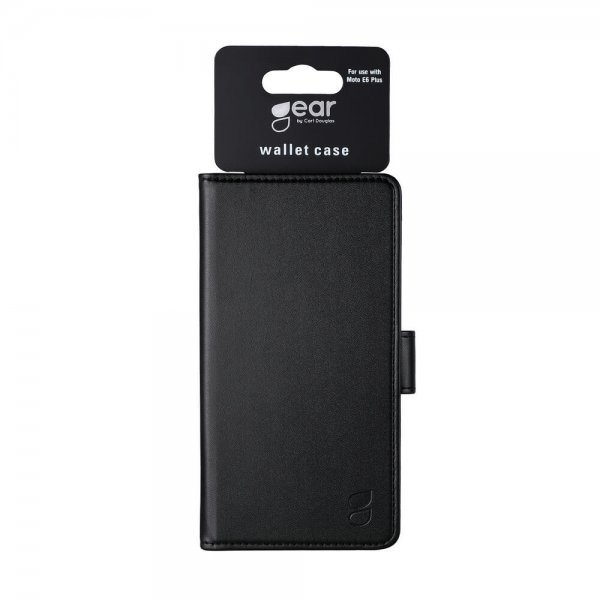 Motorola Moto E6 Plus Etui 3 Kortholder Sort