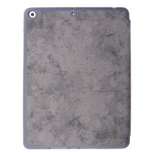 iPad 10.2 (gen 7/8/9) Etui Trifold Stand Folio Grå