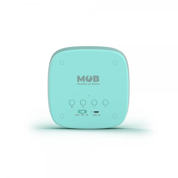 Vækkeur med nattelys Billy Clock Mint Green