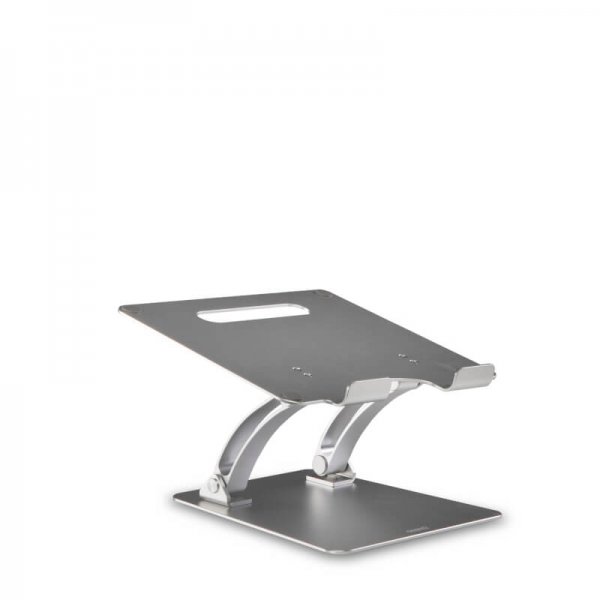 Laptop stativ Dual Pivot Riser Justerbar Aluminium