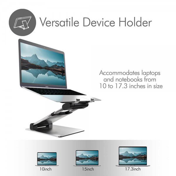 Laptopstander Supreme Sit-Stand Aluminium