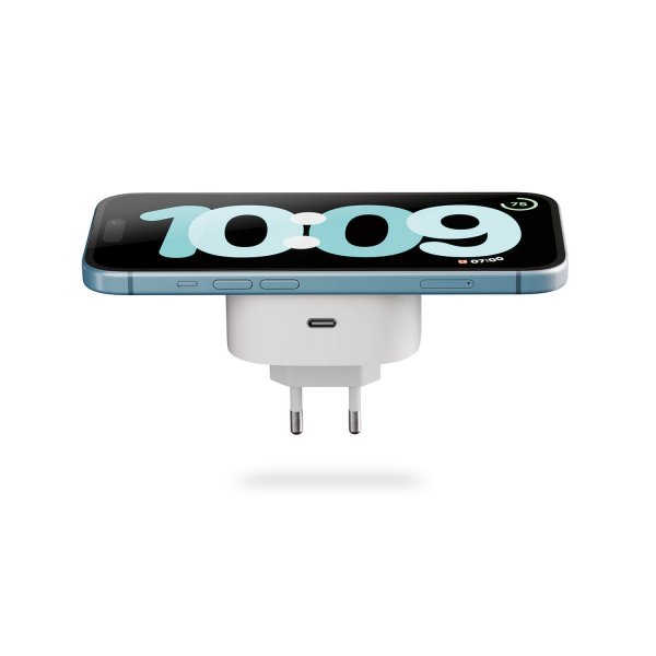 Trådløs oplader Wall Plug Qi2 MagSafe Hvid