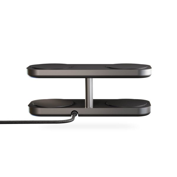 Trådløs oplader Quattro Pro 4 Qi2 MagSafe Sort