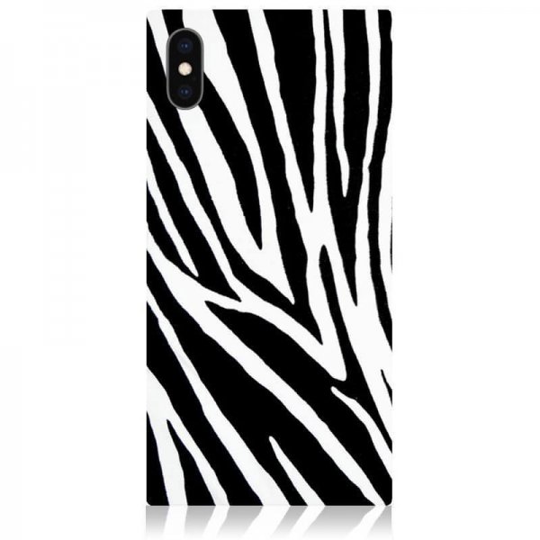 iPhone Xs Max Cover Square Case Zebra