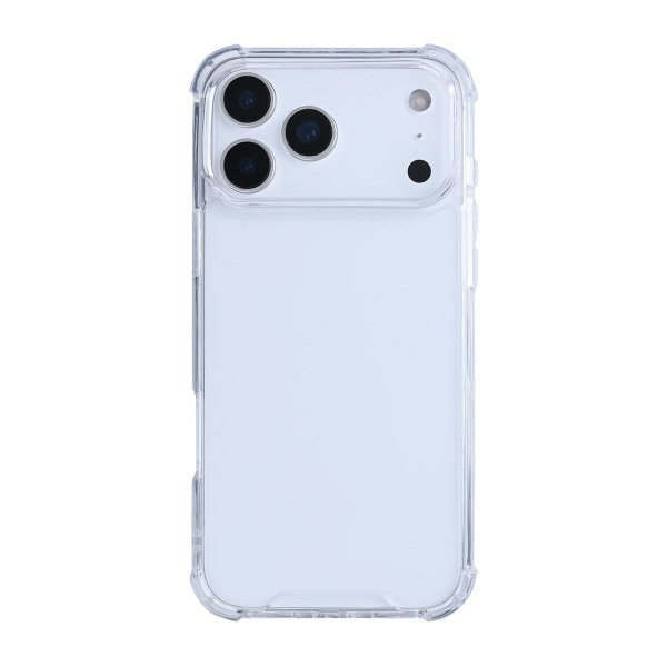 iPhone 17 Pro Max Cover Forstærkede hjørner Transparent