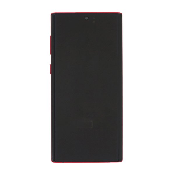 Samsung Galaxy Note 10 Skærm med LCD Display - Rød
