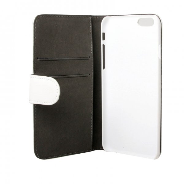iPhone 6/6S Etui Kortholder til 2 kort Hvid