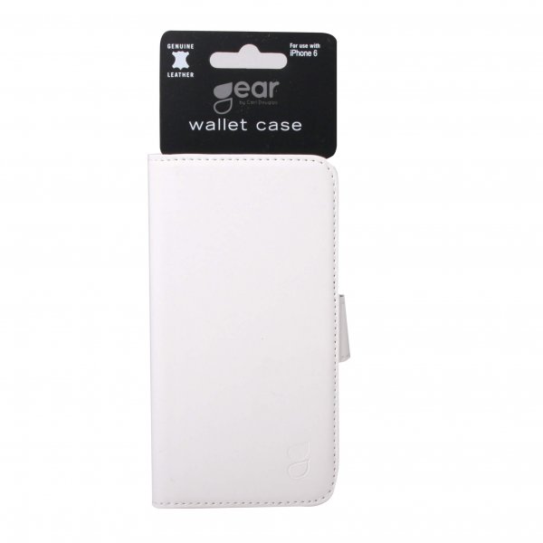 iPhone 6/6S Etui Kortholder til 2 kort Hvid