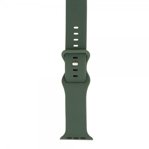 Watch 38mm/Watch 40mm/Watch 41mm Armbånd Silikone Olivgrön