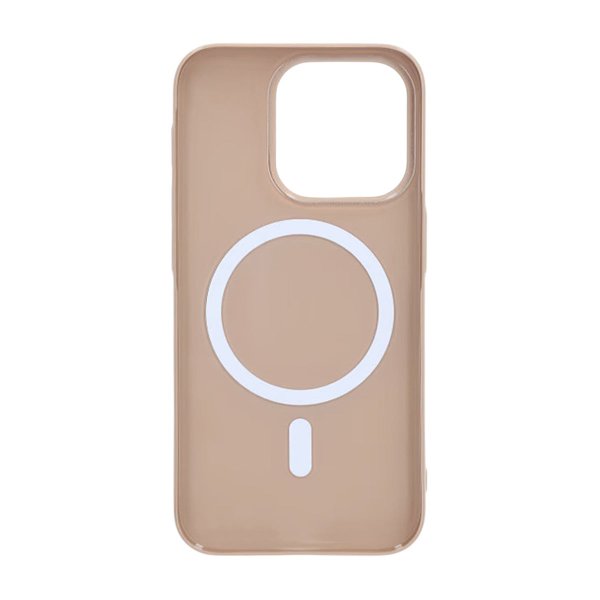 iPhone 15 Pro Cover TPU MagSafe Glat Guld
