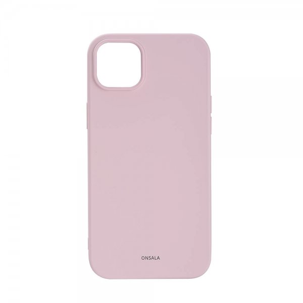 iPhone 14 Plus Cover Silikone Chalk Pink