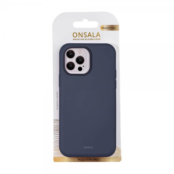 iPhone 14 Pro Max Cover Silikone Dark Blue