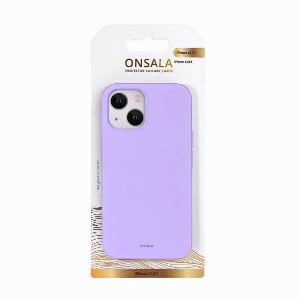 iPhone 13/iPhone 14 Cover Silikone Lilla