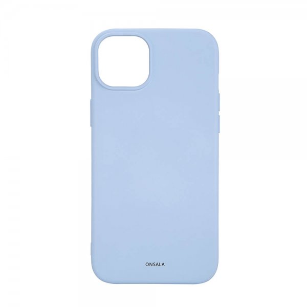 iPhone 15 Plus Cover Silicone Touch MagSeries Lyseblå