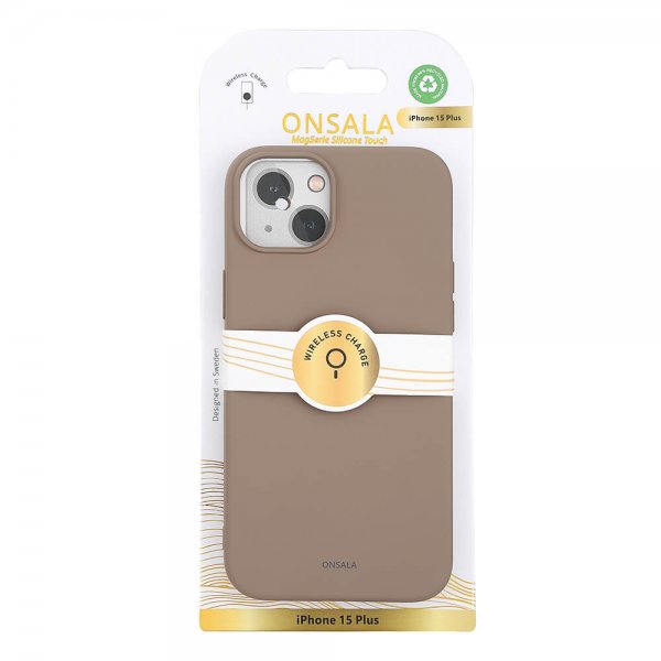 iPhone 15 Plus Cover Silicone Touch MagSeries Summer Sand