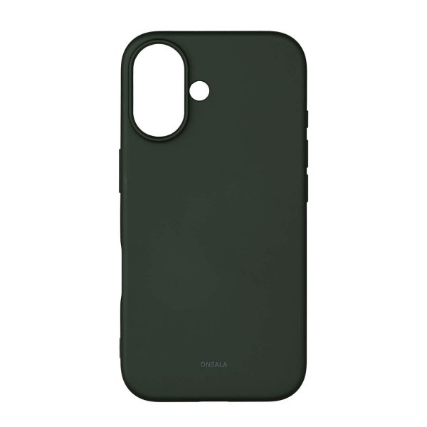 iPhone 16 Cover Silicone Touch Olive Green