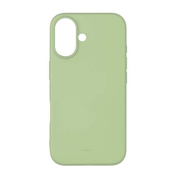 iPhone 16 Cover Silicone Touch Lime