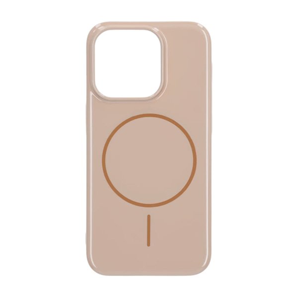iPhone 15 Pro Cover TPU MagSafe Glat Guld