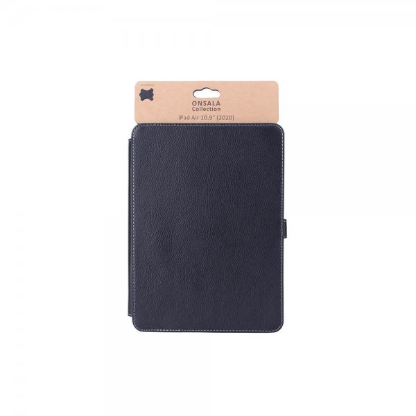 iPad Air 10.9 (gen 4/5) Etui Ægte Læder Sort