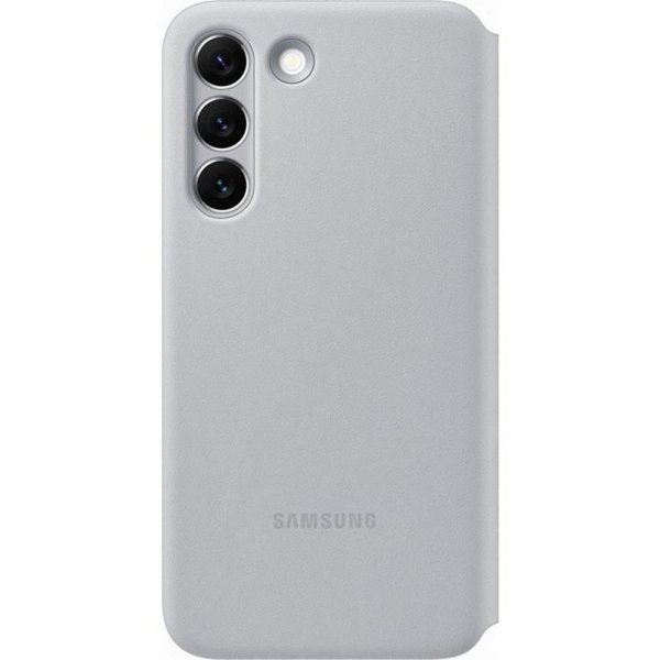 Original Galaxy S22 Plus Etui Smart LED View Cover Light Gray