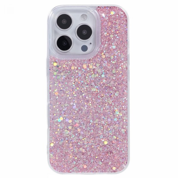 iPhone 16 Pro Max Cover Sparkle Series Blossom Pink