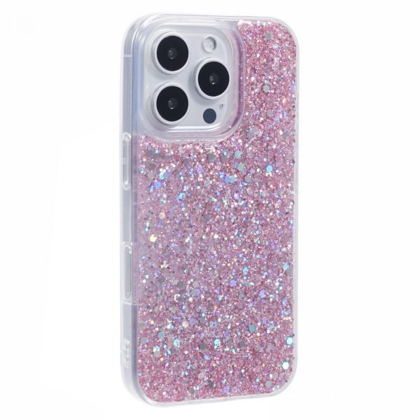 iPhone 16 Pro Max Cover Sparkle Series Blossom Pink