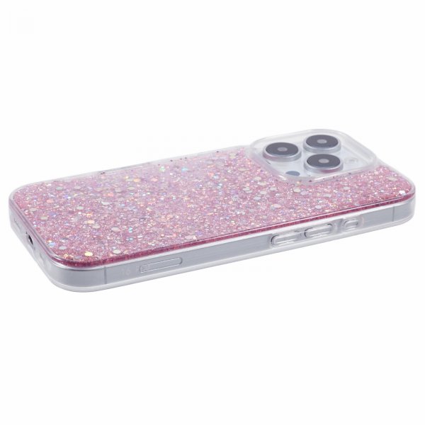 iPhone 16 Pro Max Cover Sparkle Series Blossom Pink