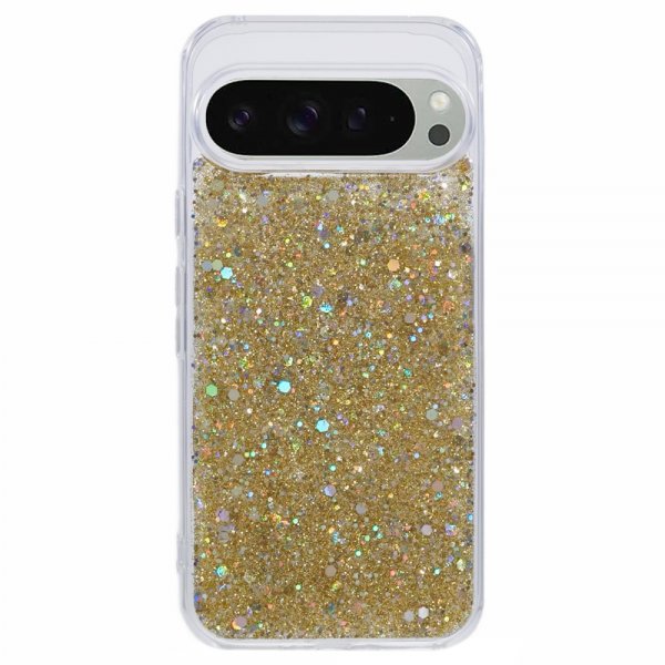 Google Pixel 9/Pixel 9 Pro Cover Sparkle Series Citrine Gold