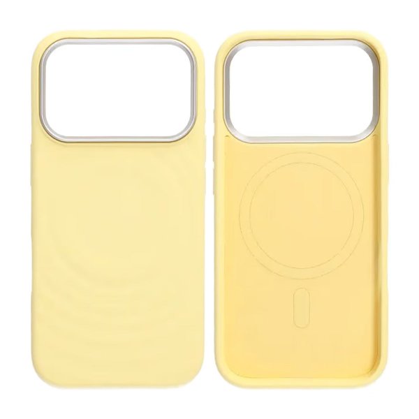 iPhone 17 Pro Cover Silikone MagSafe Gul