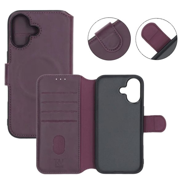 iPhone 17 Etui 4 Kortholder MagSafe Lilla