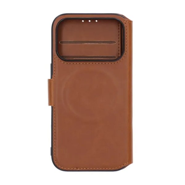 iPhone 17 Pro Etui 4 Kortholder MagSafe Brun