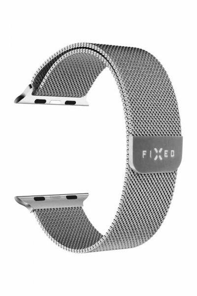 Apple Watch 38/40/41/42mm Armbånd Mesh Strap Sølv