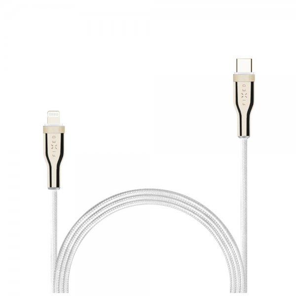 Kabel METAL Series USB-C/Lightning 2m Hvid