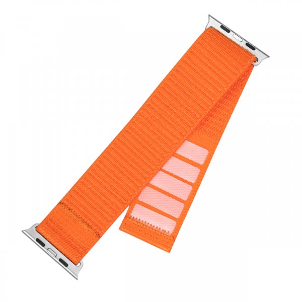 Apple Watch Ultra 1/2 49mm Armbånd Nylon Sporty Strap Orange