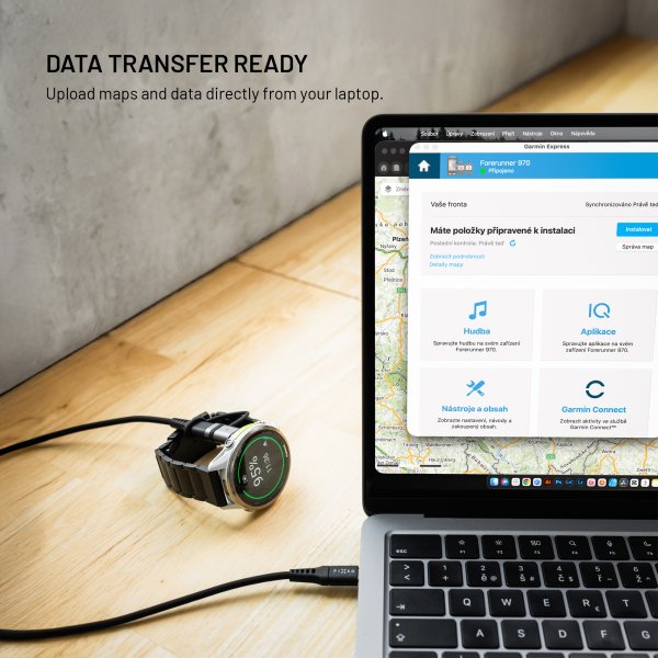 Garmin Oplader USB-C Sort