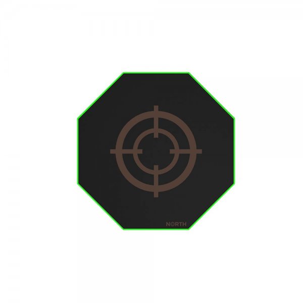 Gulvmåtte Pro Gaming Grön/Sort