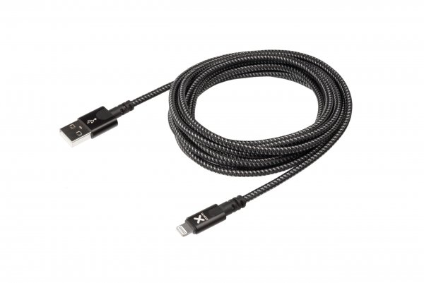 Original USB-A to Lightning Cable 3 m Sort