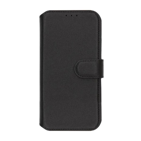 iPhone 17 Etui Ægte Læder Sort