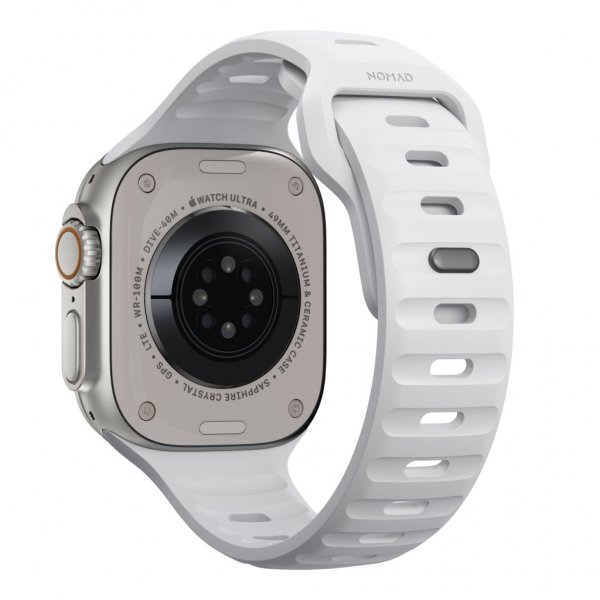 Apple Watch 42/44/45mm/Apple Watch Ultra Armband Sport Band Vit