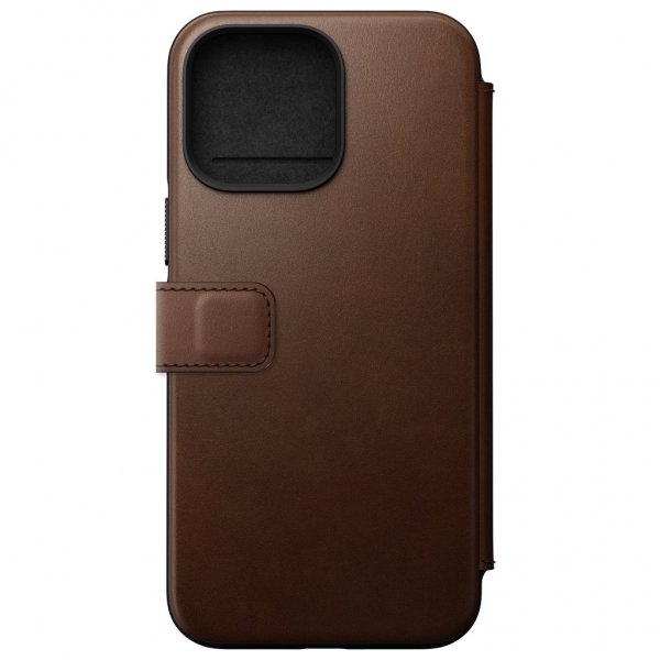 iPhone 14 Pro Max Etui Modern Leather Folio Brun