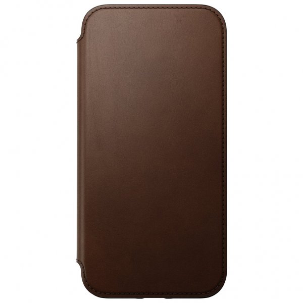iPhone 14 Pro Max Etui Modern Leather Folio Brun