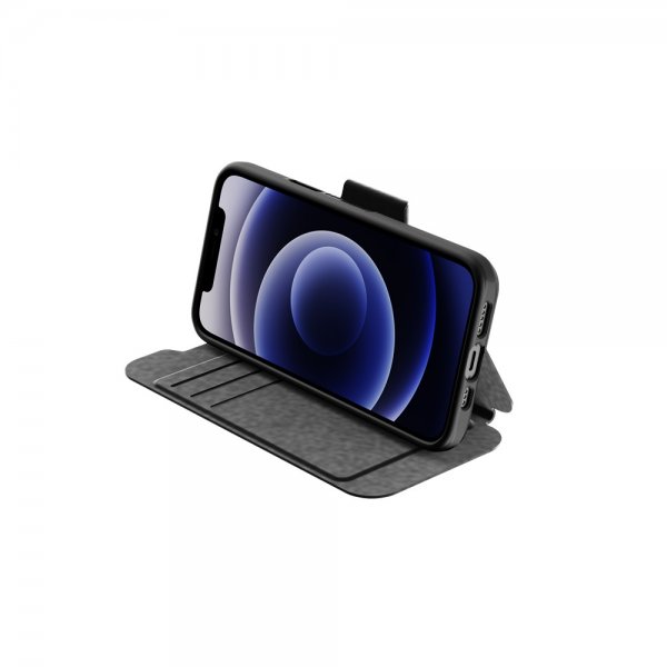 iPhone 12/iPhone 12 Pro Etui EvoLite Wallet Sort