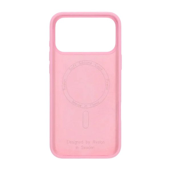 iPhone 17 Pro Max Cover Silikone MagSafe Lyserød