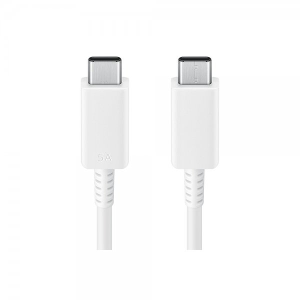 Original Kabel USB-C/USB Type-C 1.8m 5A 100W Hvid