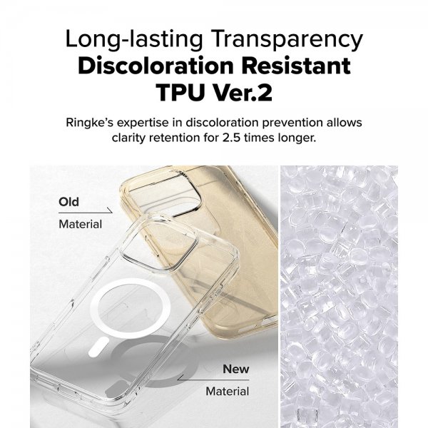 iPhone 16 Pro Max Cover Fusion Magnetic Transparent