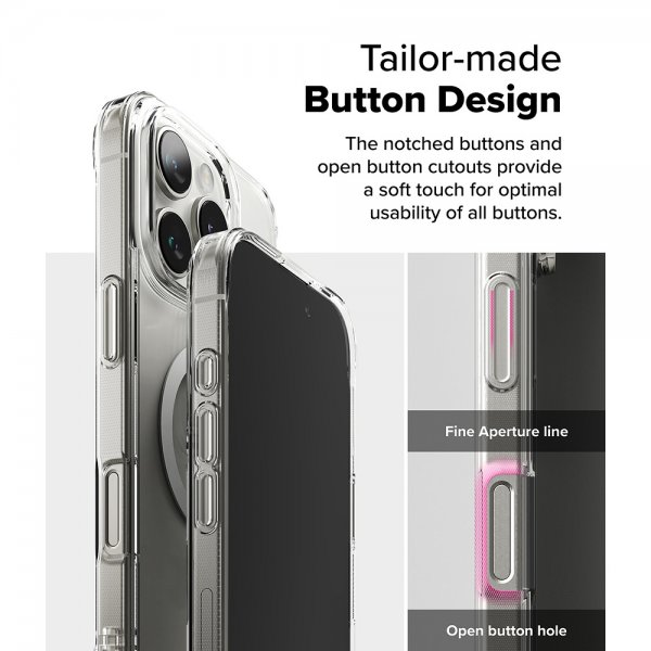 iPhone 16 Pro Max Cover Fusion Magnetic Transparent