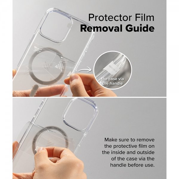 iPhone 16 Pro Max Cover Fusion Magnetic Transparent