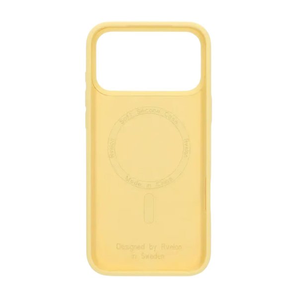 iPhone 17 Pro Max Cover Silikone MagSafe Gul